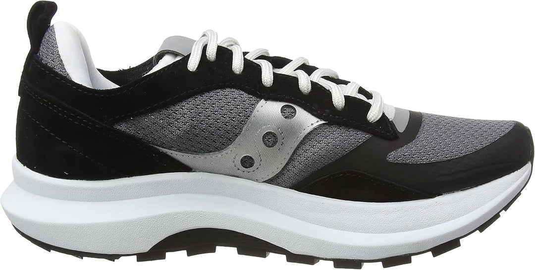 Saucony Herren Jazz Hybrid Sneaker 39 EU Schwarz Silberfarben, 39 EU Schwarz Silberfarben