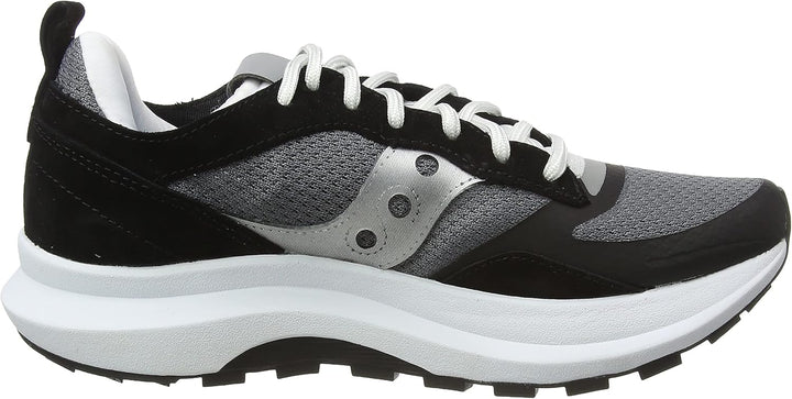 Saucony Herren Jazz Hybrid Sneaker 39 EU Schwarz Silberfarben, 39 EU Schwarz Silberfarben