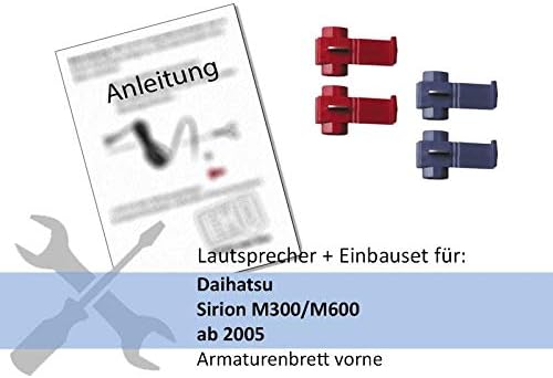 JBL Auto Lautsprecher Boxen Stage2 424 300 Watt 10 cm 2 Wege Koax passend für Daihatsu Sirion M300/M