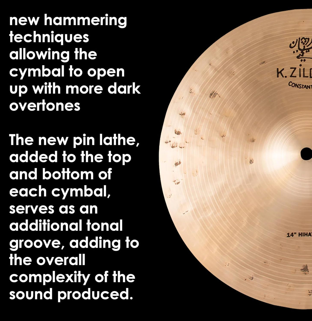 Zildjian K Constantinople Series - 14" Hi-Hat Cymbals - Pair