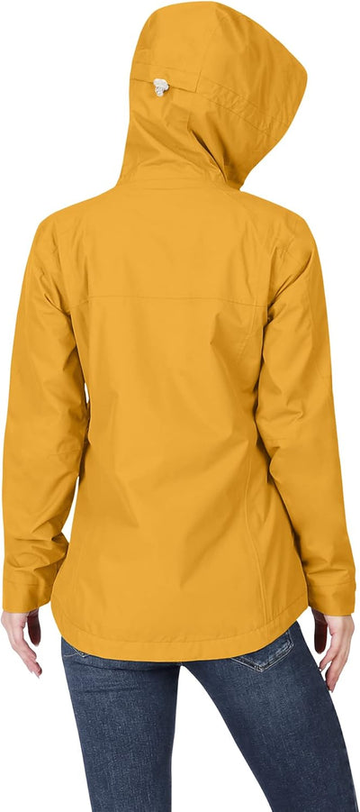 33,000ft Regenjacke Damen Wasserdicht Outdoorjacke Atmungsaktiv Herbst Übergangsjacke Leichte Jacke