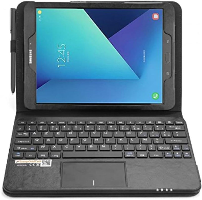 SonnyGoldTech MQ - Französisches Layout - Tastatur Tasche für Samsung Galaxy Tab S3 9.7 LTE SM-T825,