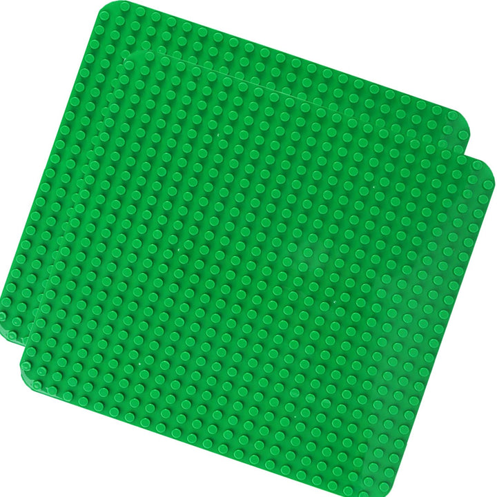 2 Grosse Bauplatte Kompatibel mit Lego Duplo Platten,38.4 * 38.4cm Classic Grundplatte mit 24 x 24 N