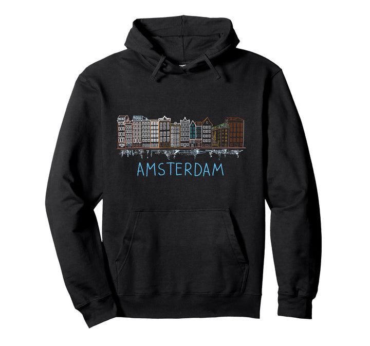 Amsterdam Niederlande Kunstgeschenk Männer Frauen Pullover Hoodie