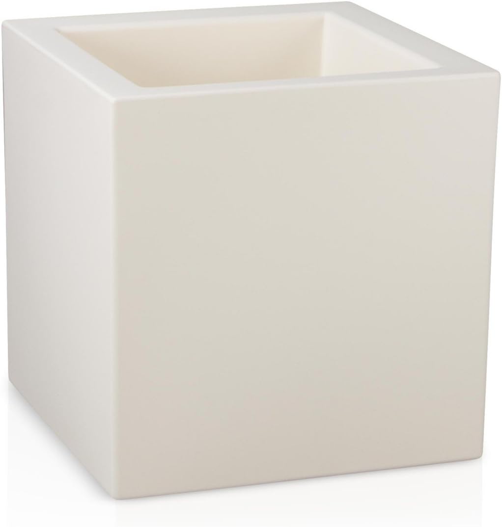 Pflanzkübel DECORAS Kunststoff Pflanztröge – versch. Grössen – weiss matt – frostsicher & UV-beständ