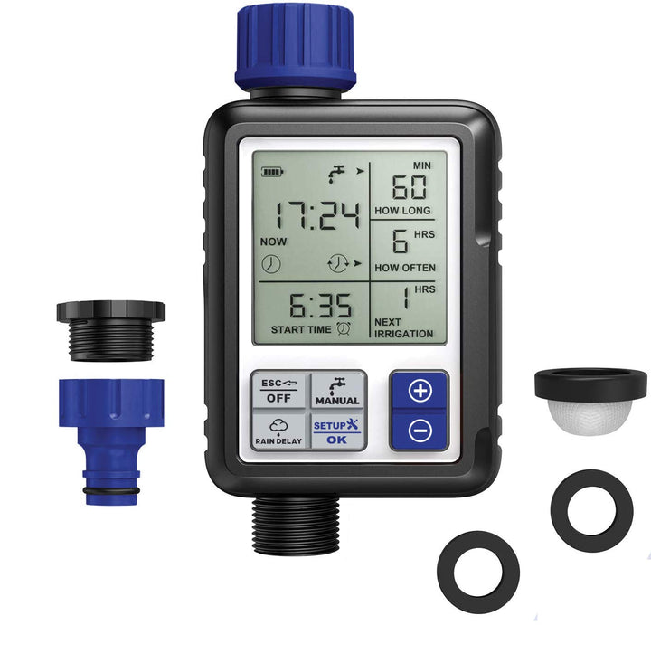 Aqua Control C4110 Digitale Bewässerung mit Widescreen Display, Extrem Einfach. Full Vision 2 Progra
