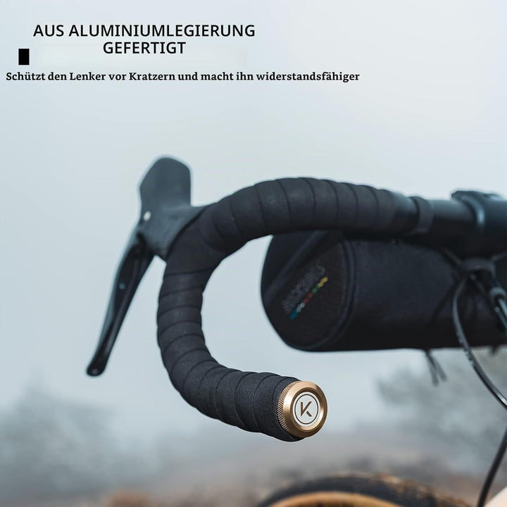ROCKBROS Road-to-Sky Fahrrad Lenkerstopfen Endkappe Lenker Bar End Plugs aus Aluminiumlegierung 2 St