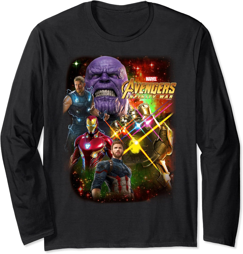Marvel Avengers: Infinity War Thanos Ultimate Poster Langarmshirt