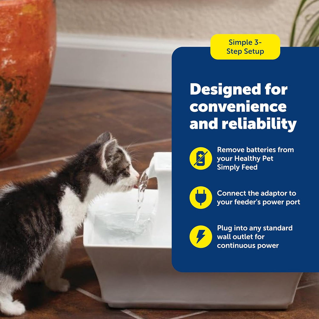 PetSafe Healthy Pet Simply Feed Netzadapter, für gesundes Haustier, einfach füttern, für Hunde und K