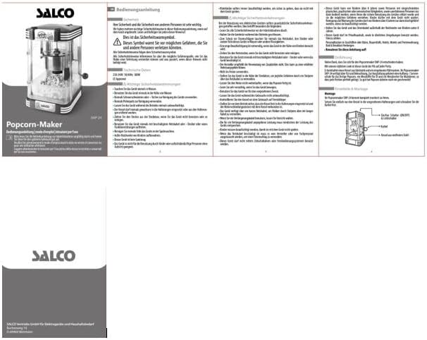 Salco Retro-Popcornmaker SNP-24