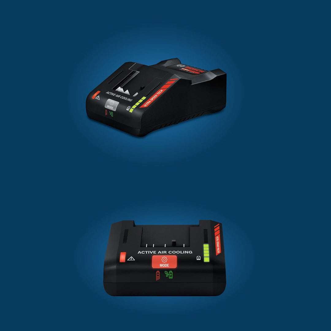 Bosch EXPERT 18V System Hochleistungs-Starter-Set: EXBA18V-80 + 1x ultraschnelles Ladegerät EXAL18V-