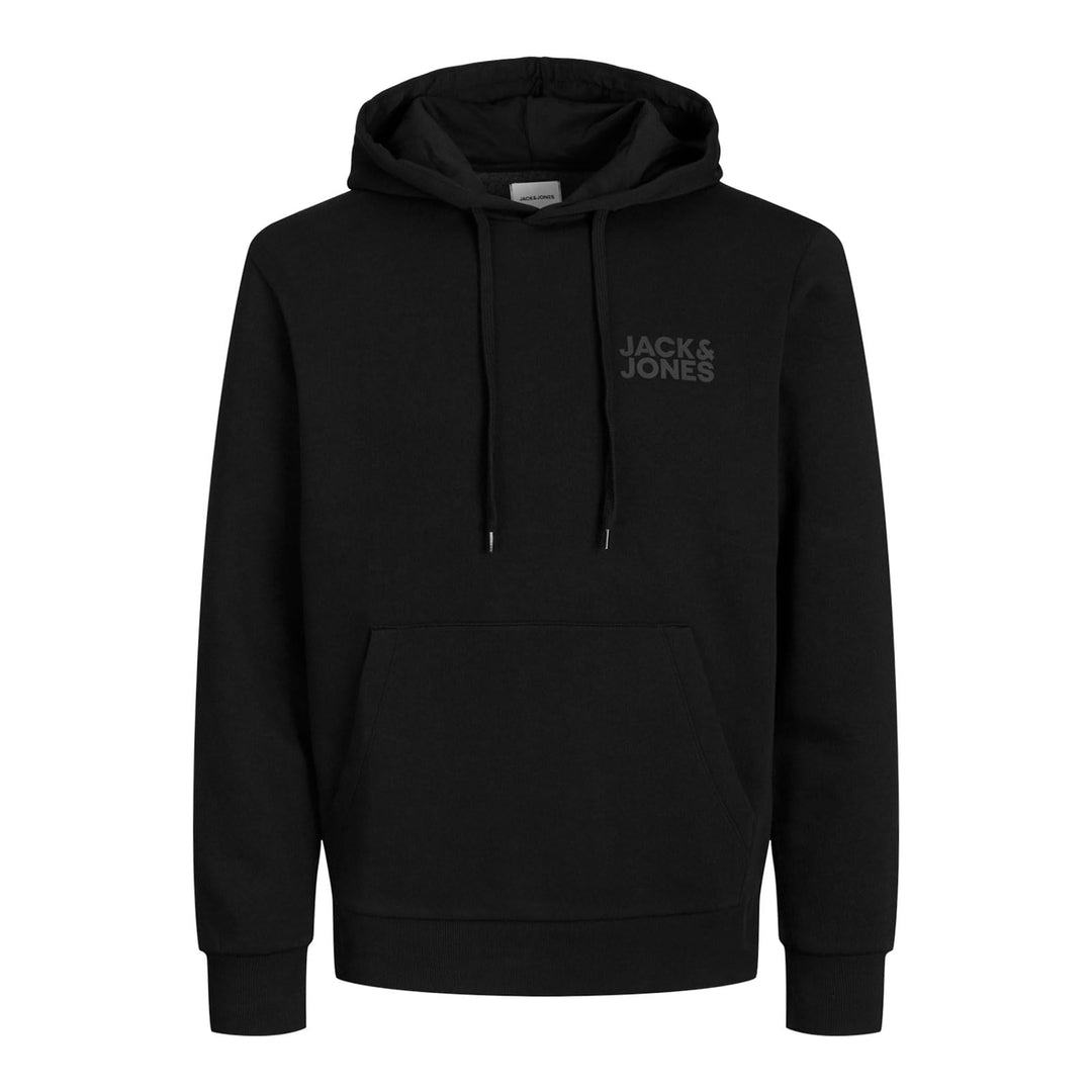 JACK & JONES Male Kapuzenpullover Logo Kapuzenpullover S - Black / Small Print, S - Black / Small Pr