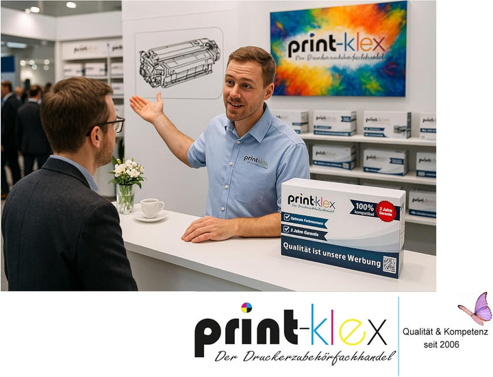 4X Print-Klex Tonerkartuschen kompatibel für Dell 1250 c 1350 cnw 1355 cn 1355 cnw C1760 nw C1765 nf