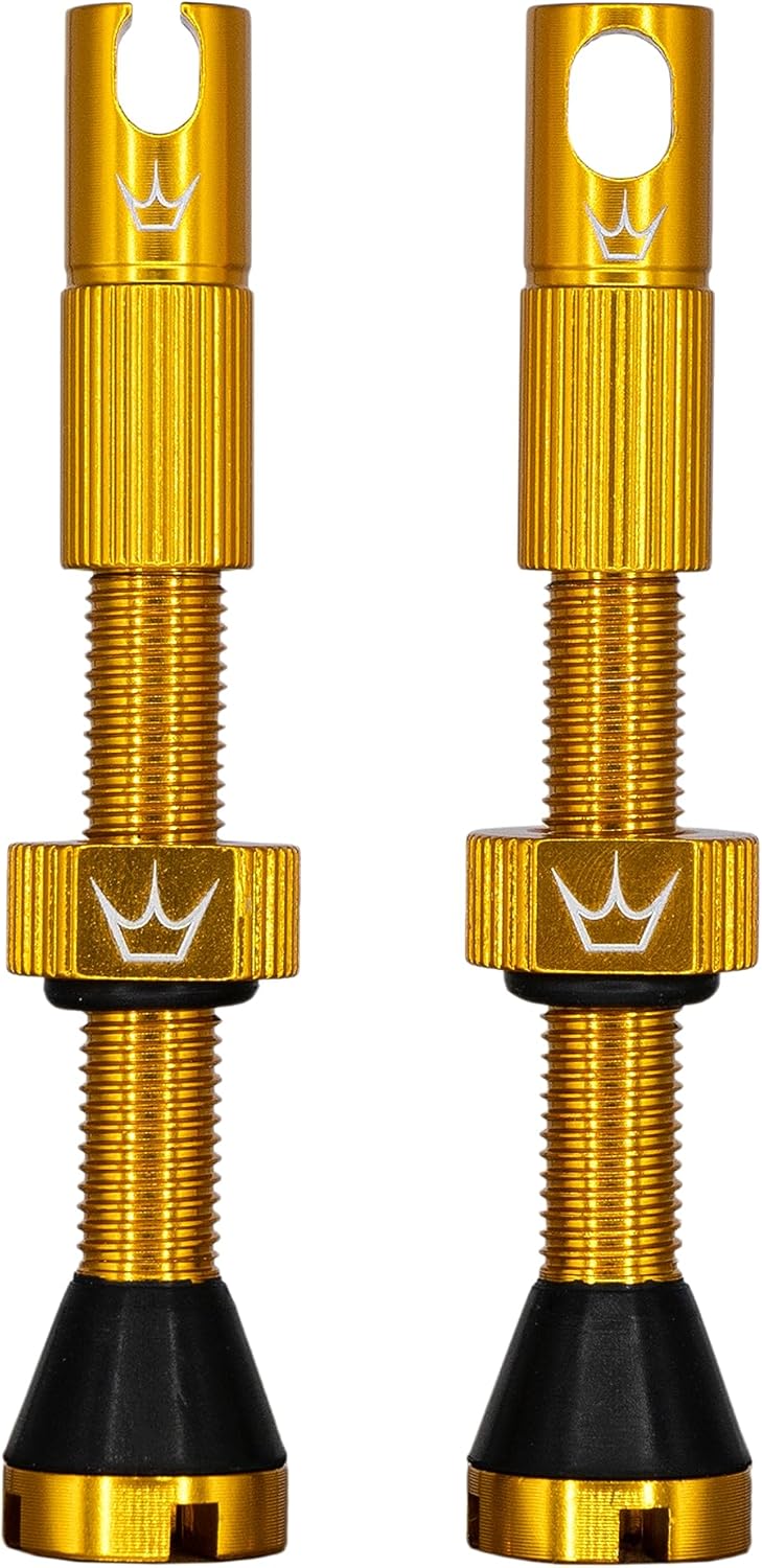 Peaty's XChris King (MK2) schlauchlose Ventile - Fahrradreifenventile 42mm gold, 42mm gold