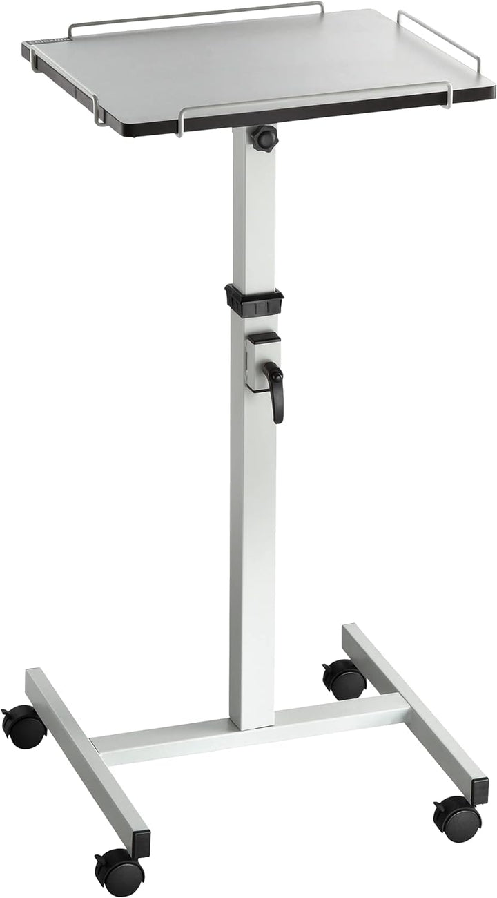 celexon Projektionstisch PT2000G - Projektor-Wagen höhenverstellbar: 80-125cm - grau - Neigbare Stel