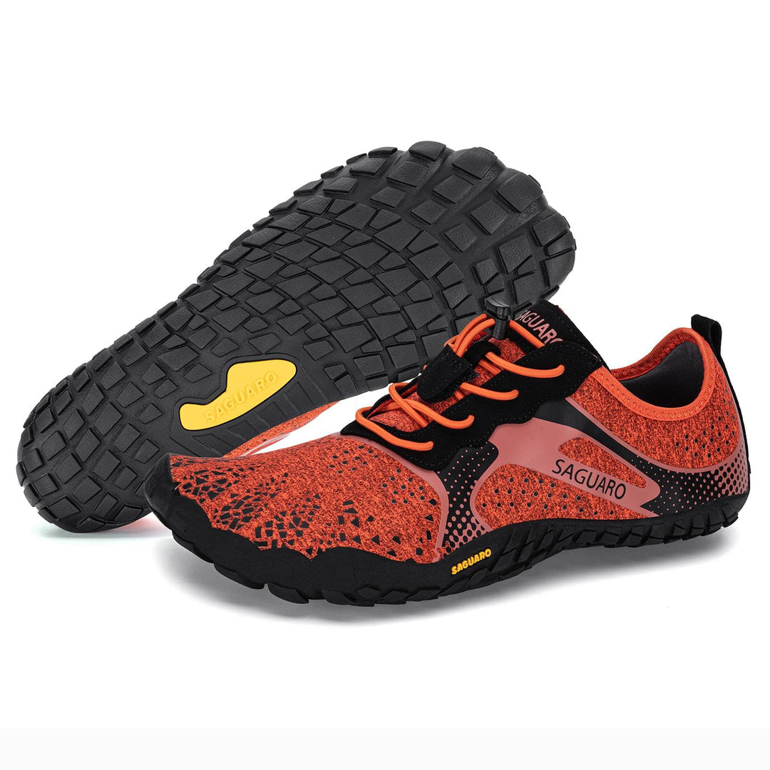 SAGUARO Herren Barfussschuhe Leicht Damen Traillaufschuhe rutschfeste Minimalistische Unisex Atmungs