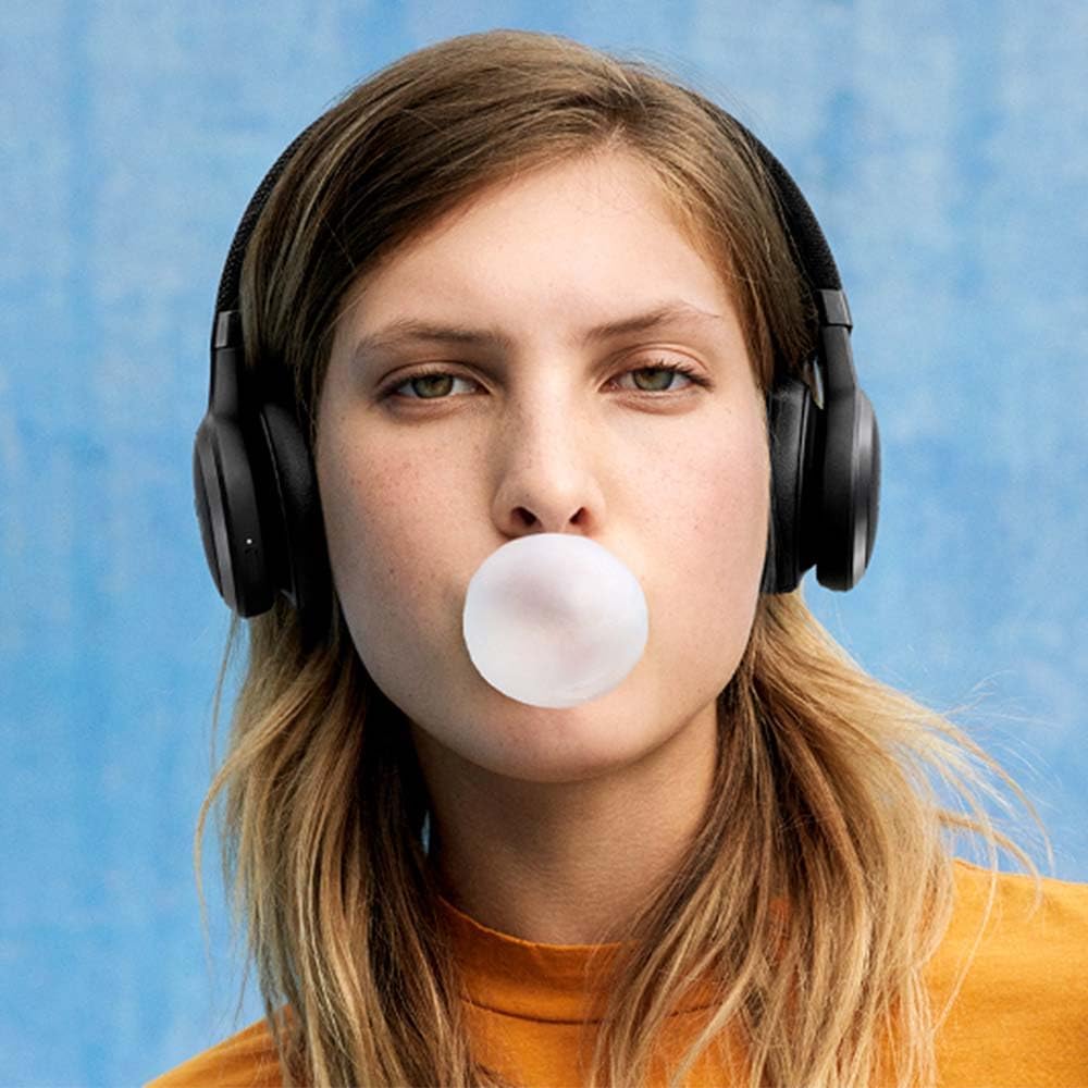 JBL Live 460NC kabelloser On-Ear Bluetooth-Kopfhörer in Schwarz – Mit Noise-Cancelling und Sprachass