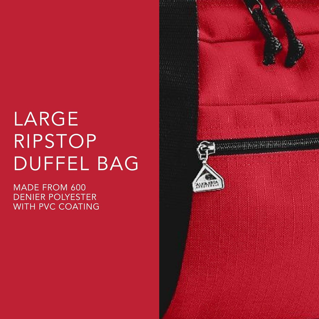 Augusta Sportswear Large Ripstop Duffel Bag Einheitsgrösse Royal/Black, Einheitsgrösse Royal/Black