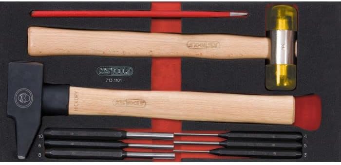 KS Tools 714.0114 Material-114 Werkzeuge 2 Schubladen für Werkstattwagen