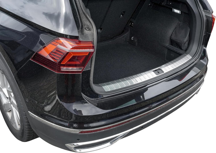 RECAMBO Ladekantenschutz Set Edelstahl kompatibel für VW Tiguan II | BJ ab 2016 - matt gebürstet mit