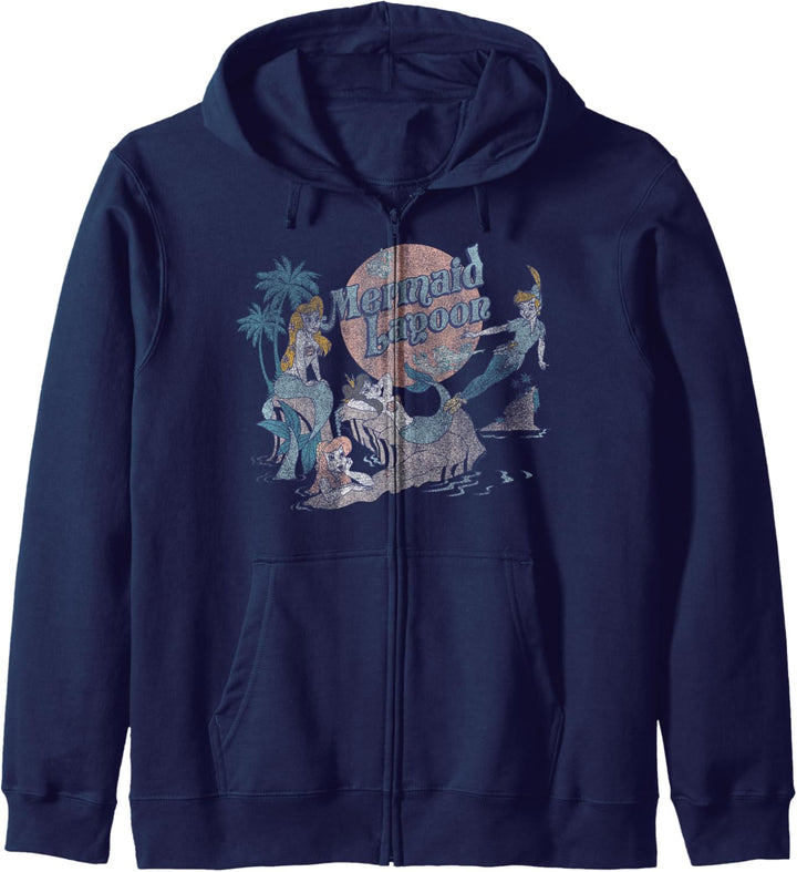 Disney Peter Pan Mermaid Lagoon Group Shot Kapuzenjacke
