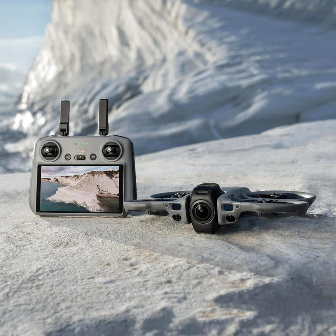 DJI Avata 360 (RC 2), 360°-Drohne mit 1-Zoll-8K-360°-Imaging für FPV- und Luftaufnahmen, 360°-Kamera