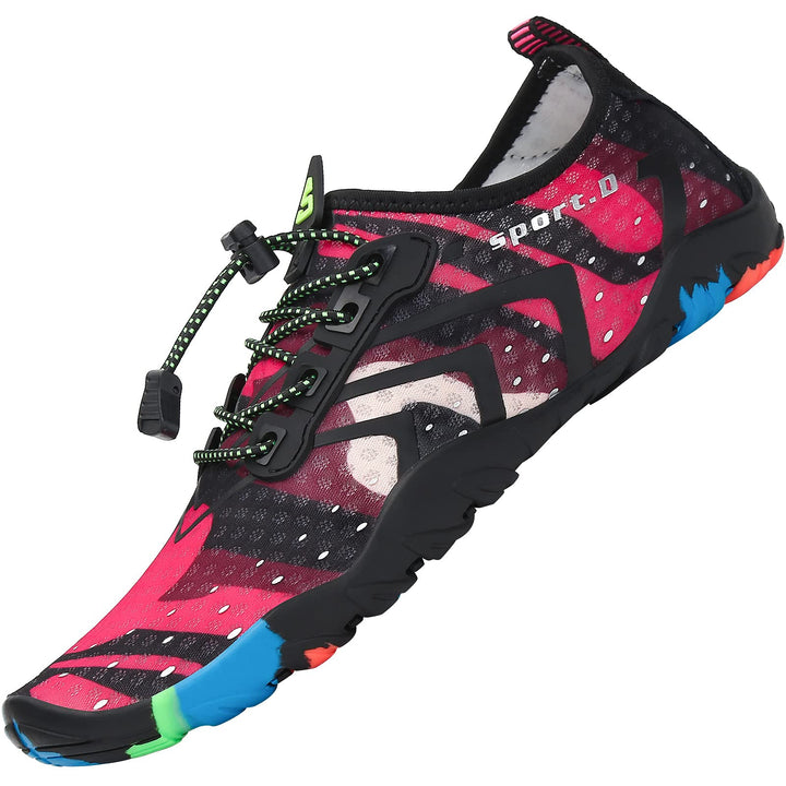 SAGUARO Badeschuhe für Herren Damen - 7/9 Drainagelöcher Schnelltrocknende rutschfest, Gr 35-48 37 E