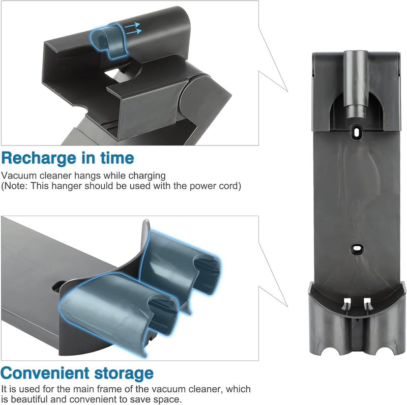 Kyrio Staubsauger Wandhalterung Ladestation Dockingstation für Dyson V7 V8 Akku-Staubsauger