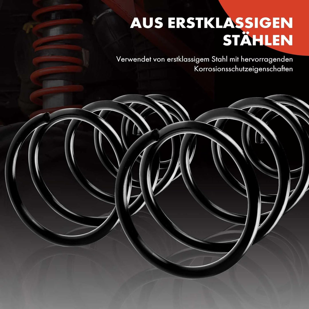 2x Federn Fahrwerksfeder Hinten Kompatibel mit Ibiza IV Schrägheck 1.2L-1.9L 2008-2017 Ibiza IV Spor