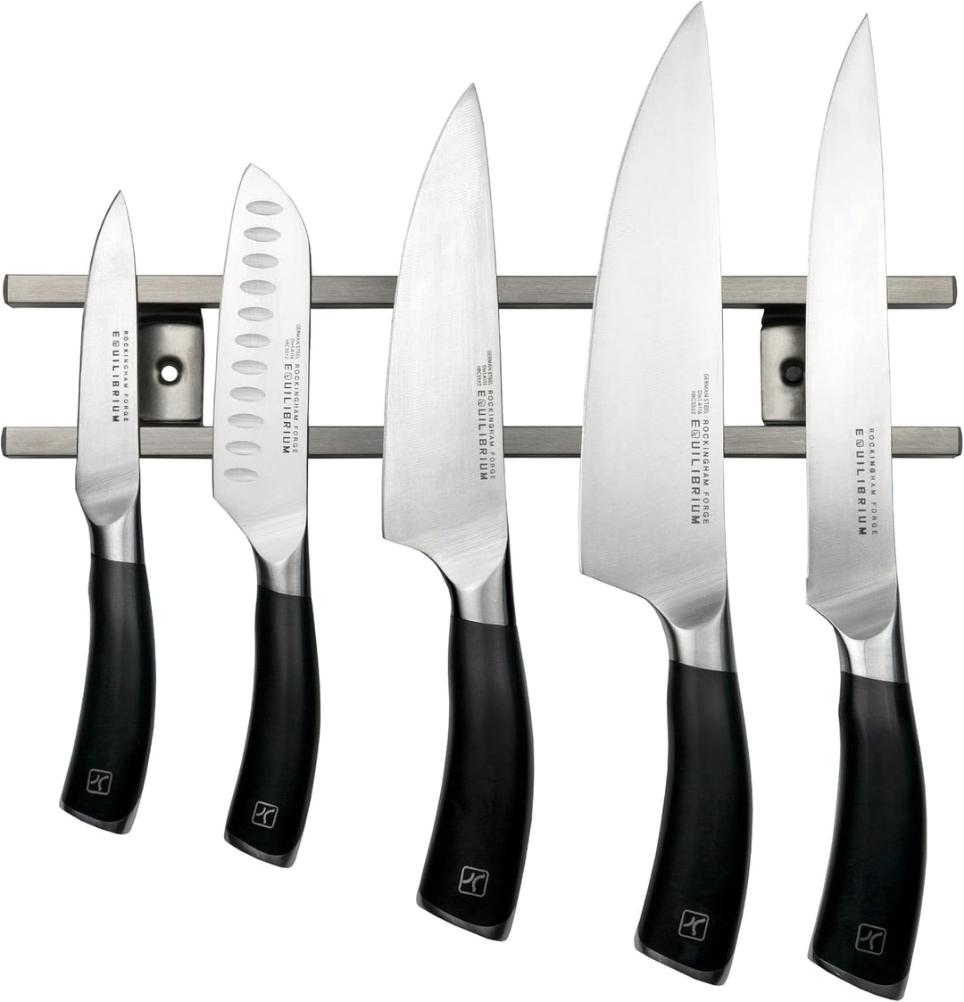 Rockingham Forge 12” Magnetisch Messerhalter aus Edelstahl – 6 Hacken 12", 12"