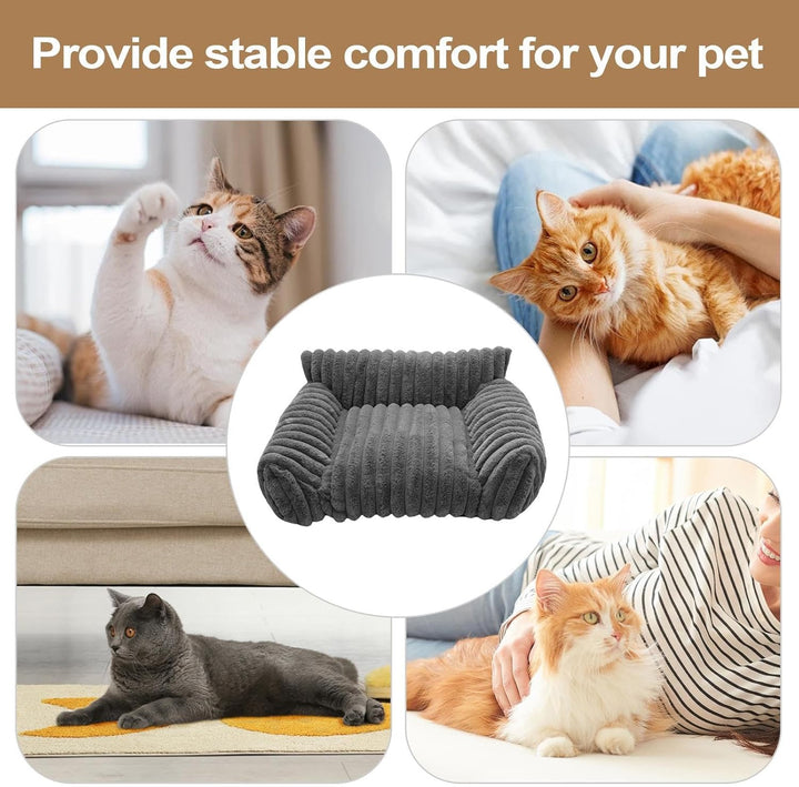 Katzensofa Bett Haustier Couch 50x40x20cm Orthopädische Hund Flauschig Und Waschbar Katzencouch Mit