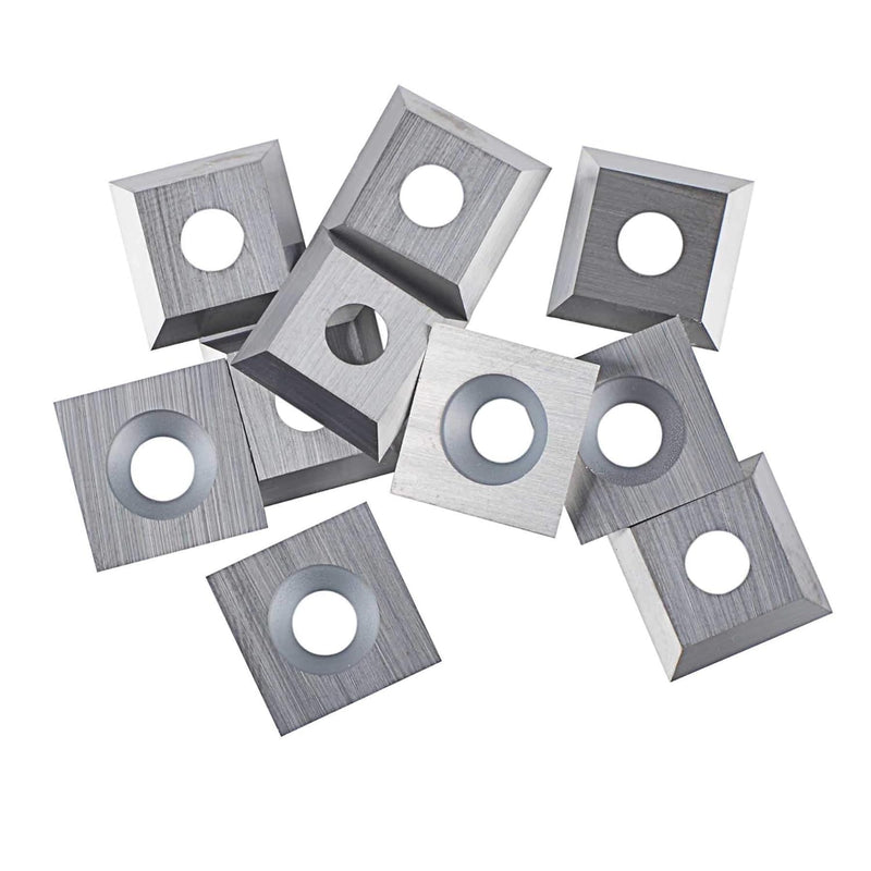 SpeTool 10pcs 10.5 MM x 10.5 MM x 2.2 MM Carbide Insert Replacement for Insert Router Bit