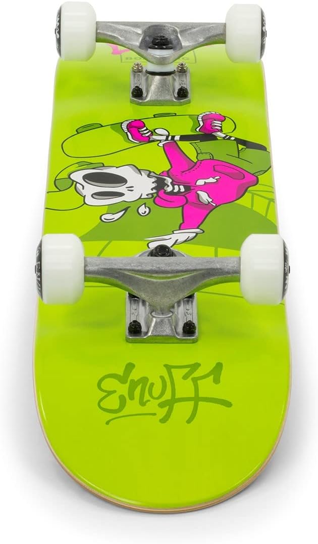 Enuff Skateboards Skully Complete Skateboard 7.75 " Grün (Green), 7.75 " Grün (Green)