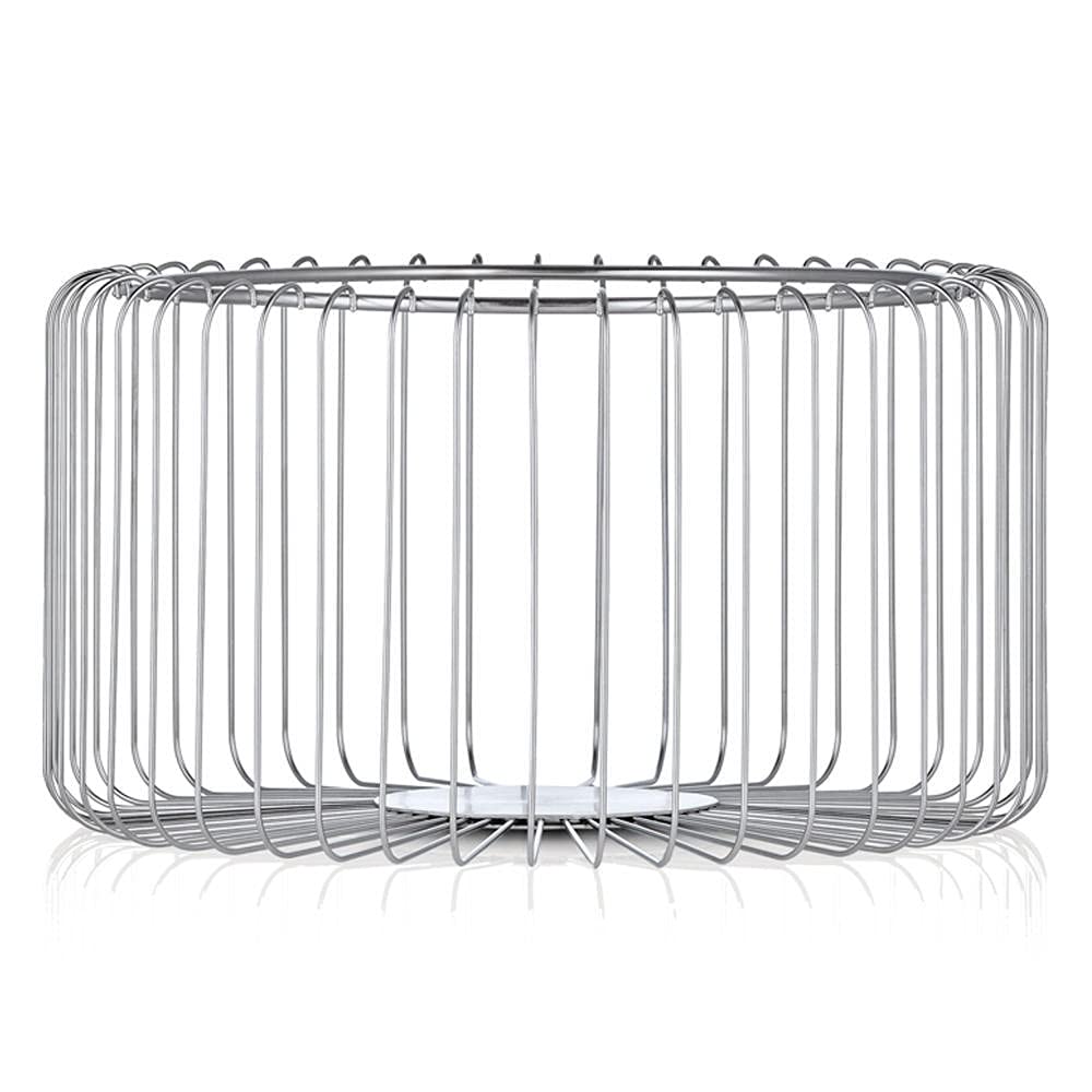 blomus 63644 Korb ESTRA, Edelstahl matt, H 16,5 cm , Ø 30 cm, H 16,5 cm , Ø 30 cm