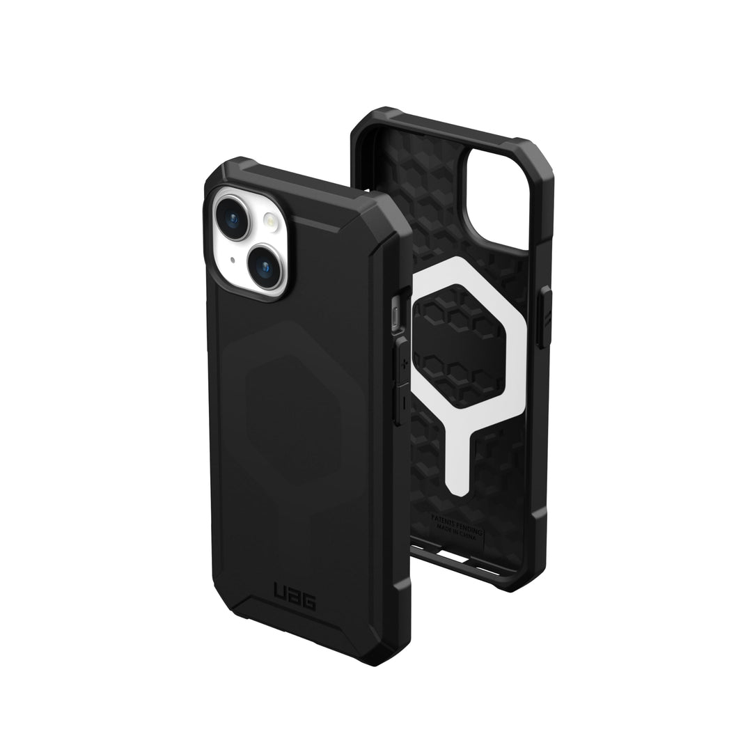 URBAN ARMOR GEAR Essential MS Case kompatibel mit Apple iPhone 15 Plus Hülle [50% recyceltes Materia
