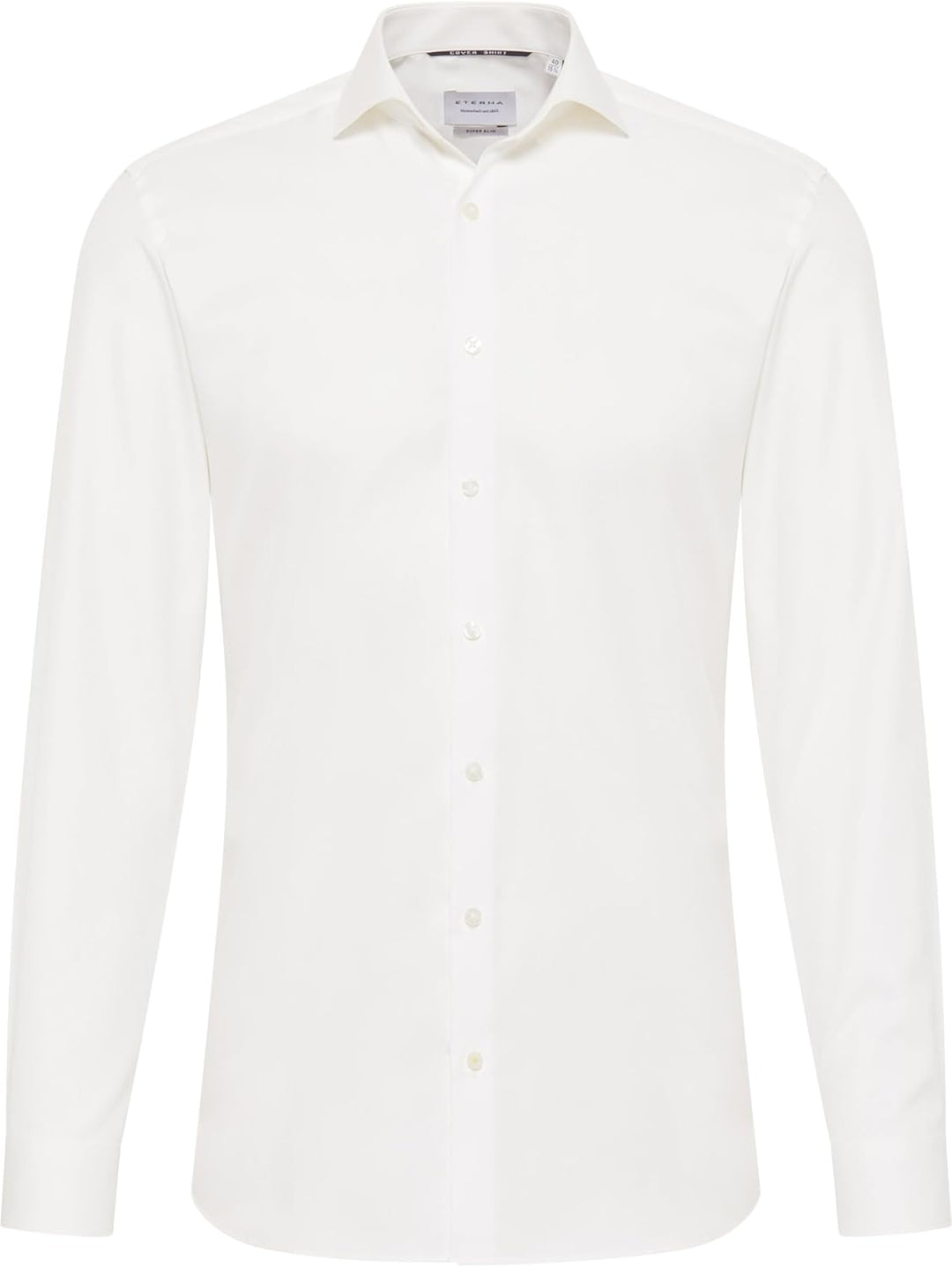 ETERNA Male Cover Shirt unifarben SUPER Slim 36 Beige, 36 Beige