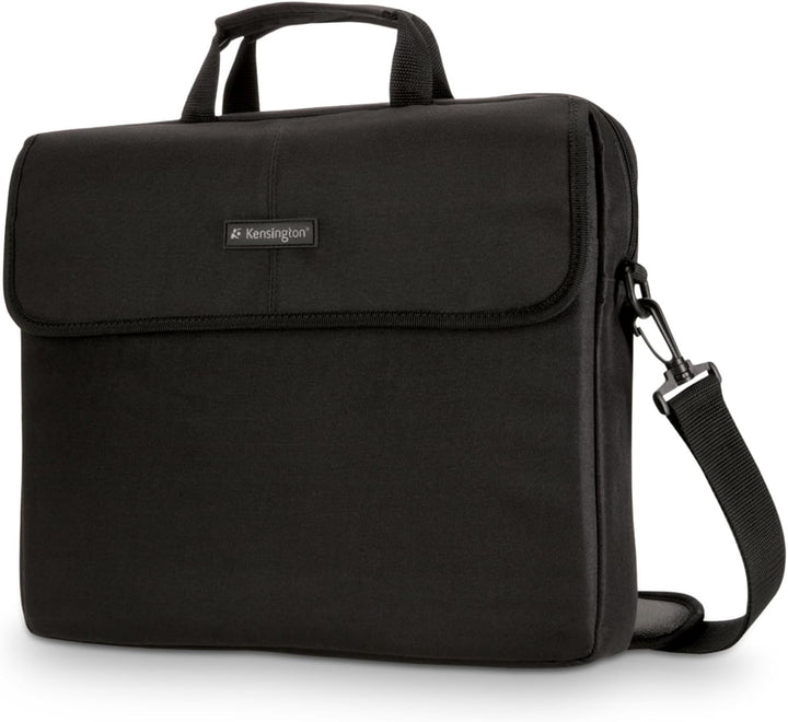 Kensington Laptop Tasche, Klassische Tasche für 15,6 Zoll Laptops mit Tragegriff und Schultergurt fü