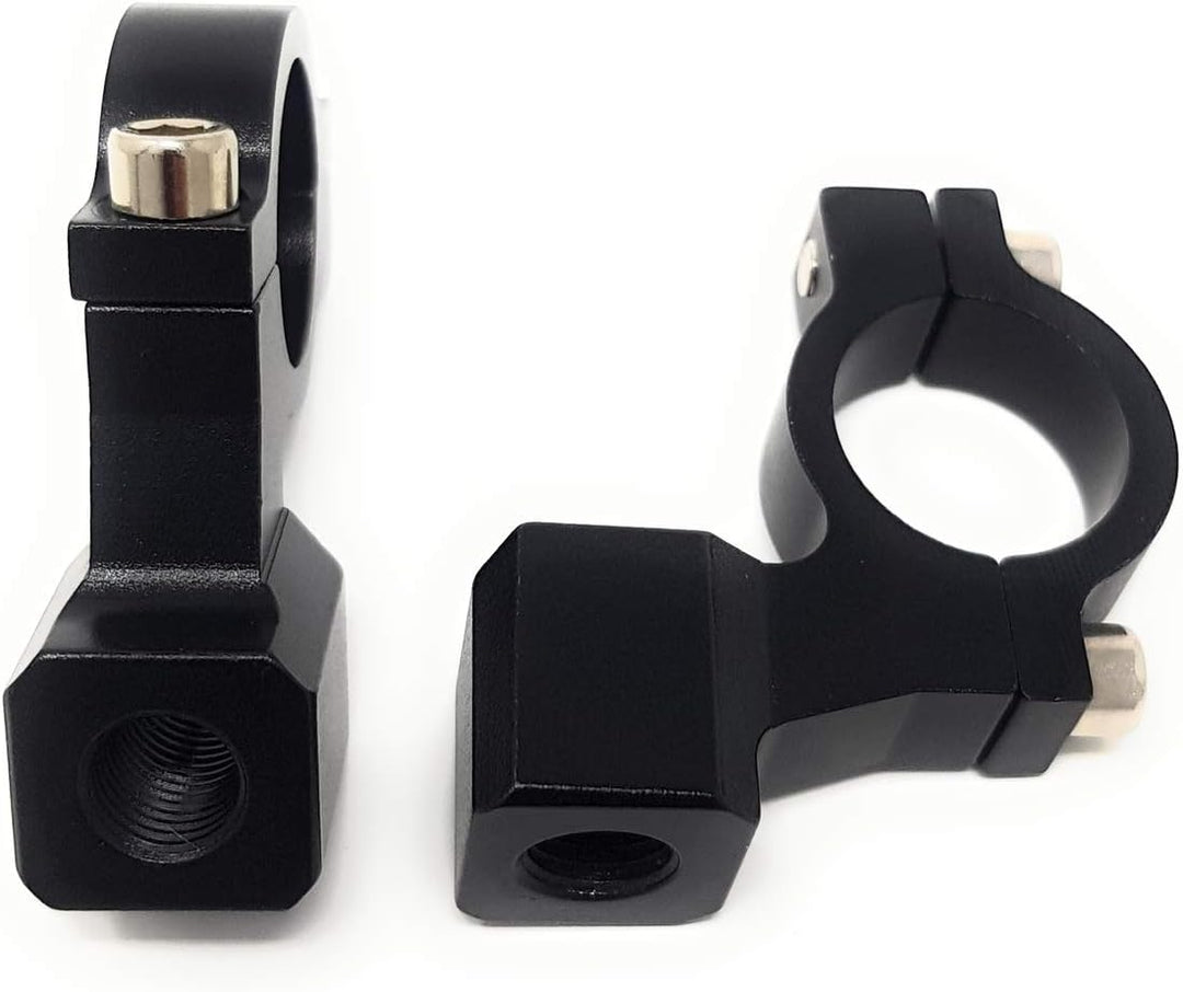 Motorrad Spiegel Halterung 10mm Im Uhrzeigersinn Gewinde X 2 für 22mm Lenker