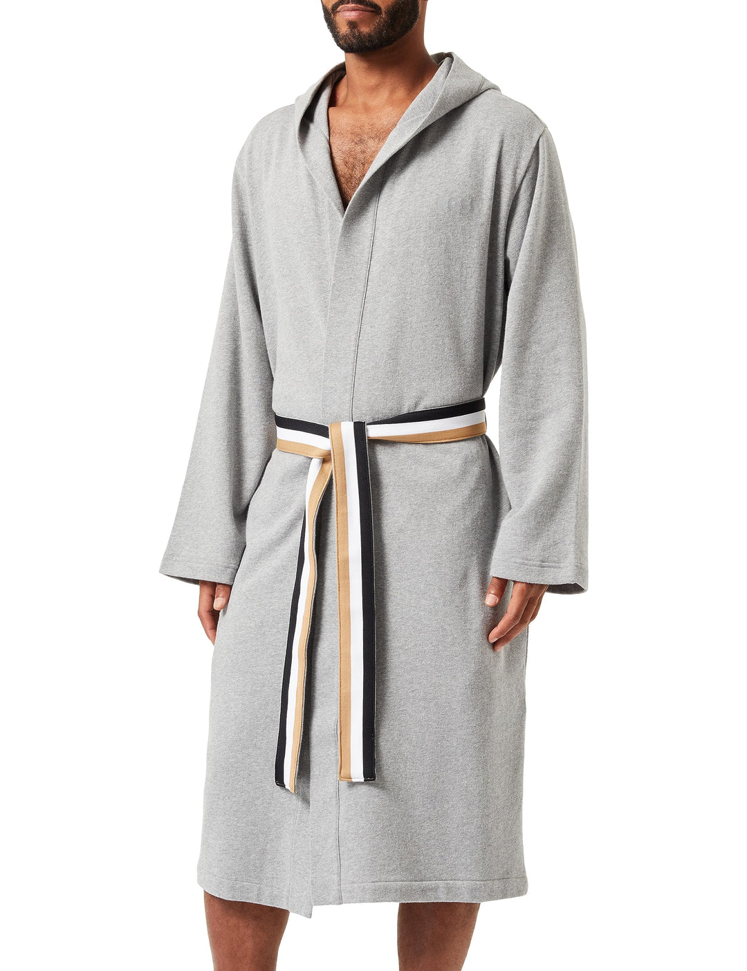 BOSS Bademantel Iconic F. Terry Robe XL Medium Grey33, XL Medium Grey33