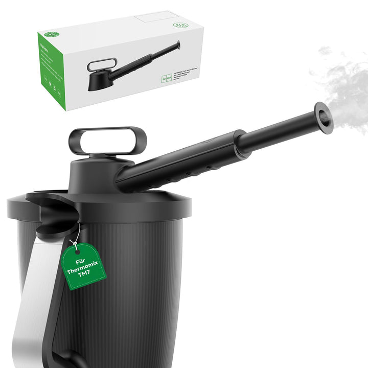 Dampfumleiter für Thermomix TM7, Dampfumleitung für Schutz Küchen Hängeschränke, 360° Drehbar, Extra