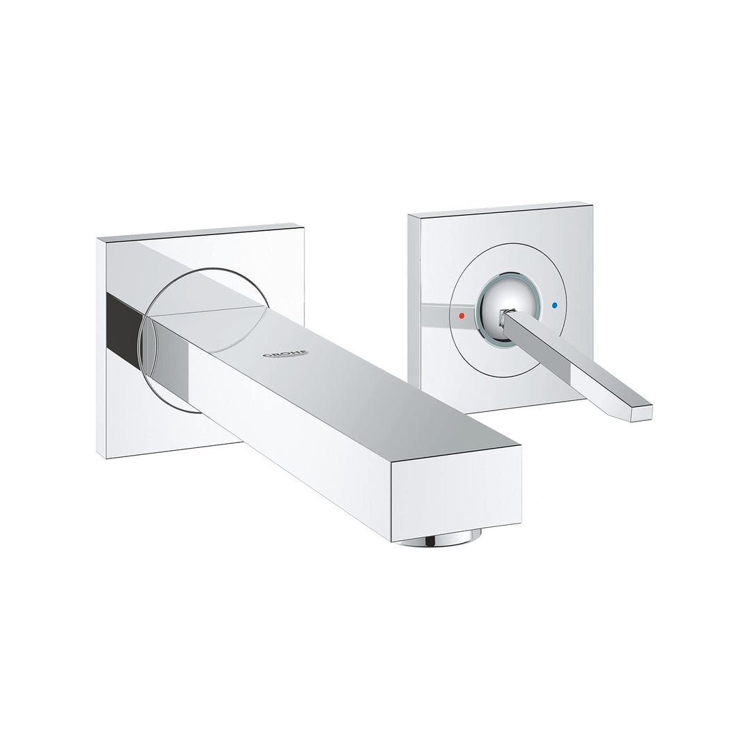 Grohe 19997000 Eurocube Joy Waschtischarmatur 2 Löchern, Grau, 170 mm Grau 170 mm Aufputz-Körper, Gr