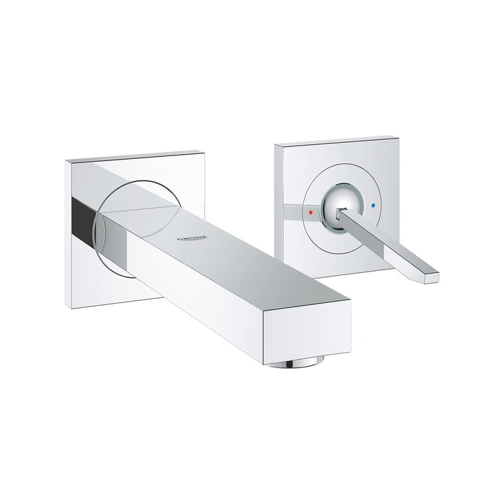 Grohe 19997000 Eurocube Joy Waschtischarmatur 2 Löchern, Grau, 170 mm Grau 170 mm Aufputz-Körper, Gr