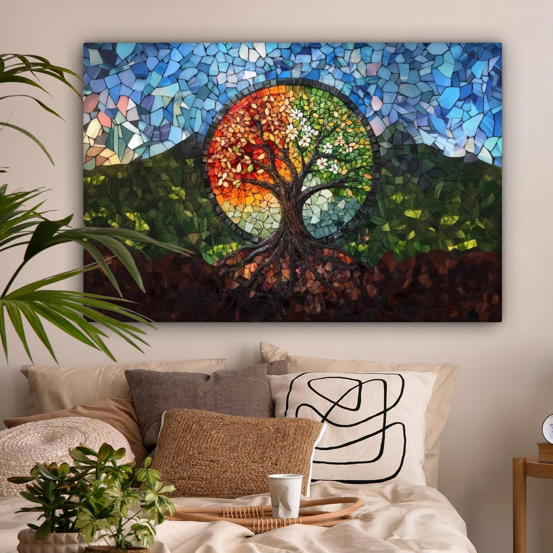 MuchoWow© Leinwandbild Gross 120x80 cm XXL Dekoration Wohnzimmer Bilder Pictures Wall Decoration Liv