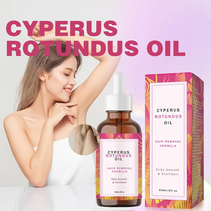 Cyperus Rotundus-Öl, Cyperus Rotundus Oil, Haarentfernungsöl mit Cyperus Rotundus, reduziert das Nac