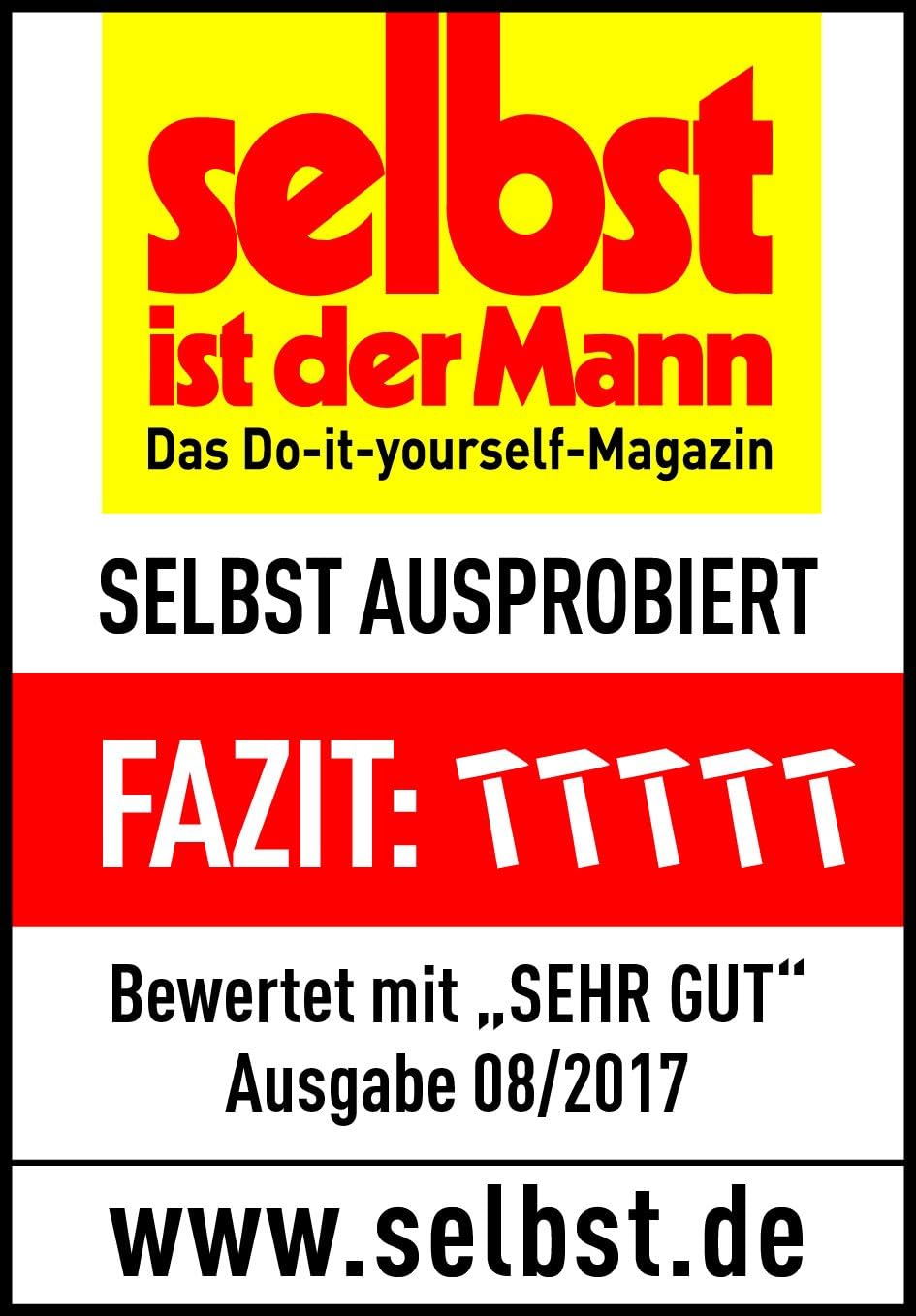 wolfcraft Universallochsäge mit Spanndorn I 5962000 I Für Bohrungen mit grossem Durchmesser in unter