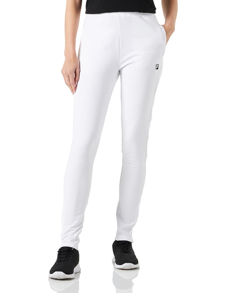 FILA Damen Benidorm Track Freizeithose XS Bright White, XS Bright White