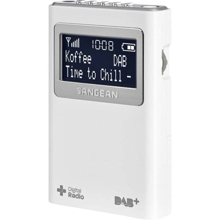 Sangean DPR-39 tragbares DAB+ Digitalradio weiss