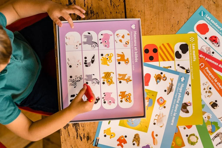 NATHAN 31621 Animals Baby Electro der Bauernhof-Elektronisches Lernspiel für Kinder 2-3 Jahre, Mehrf