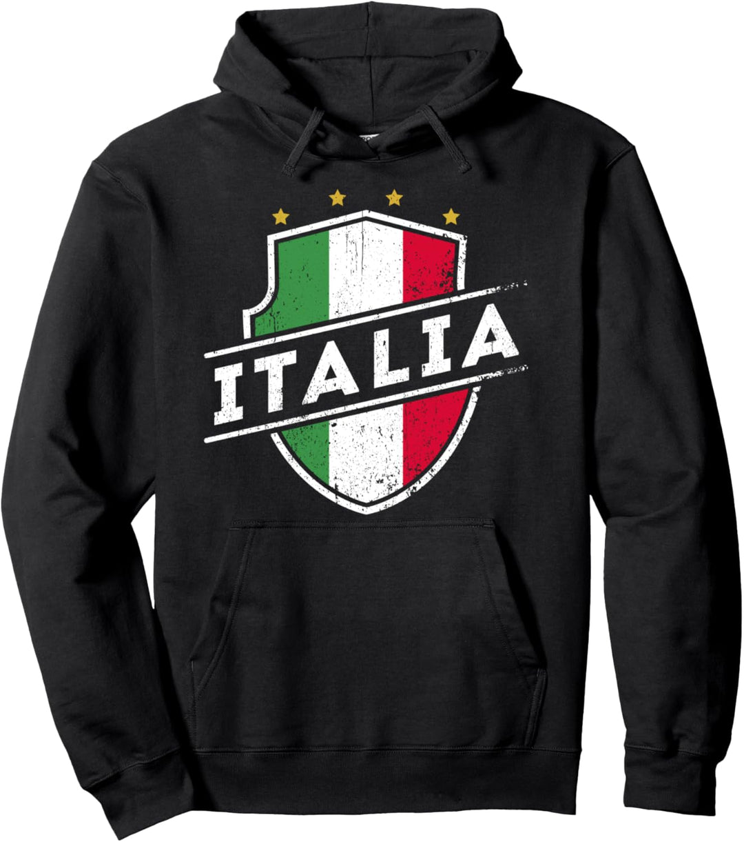 ITALIA 2021 Italienische Flagge Fussball Italien Fan Pullover Hoodie