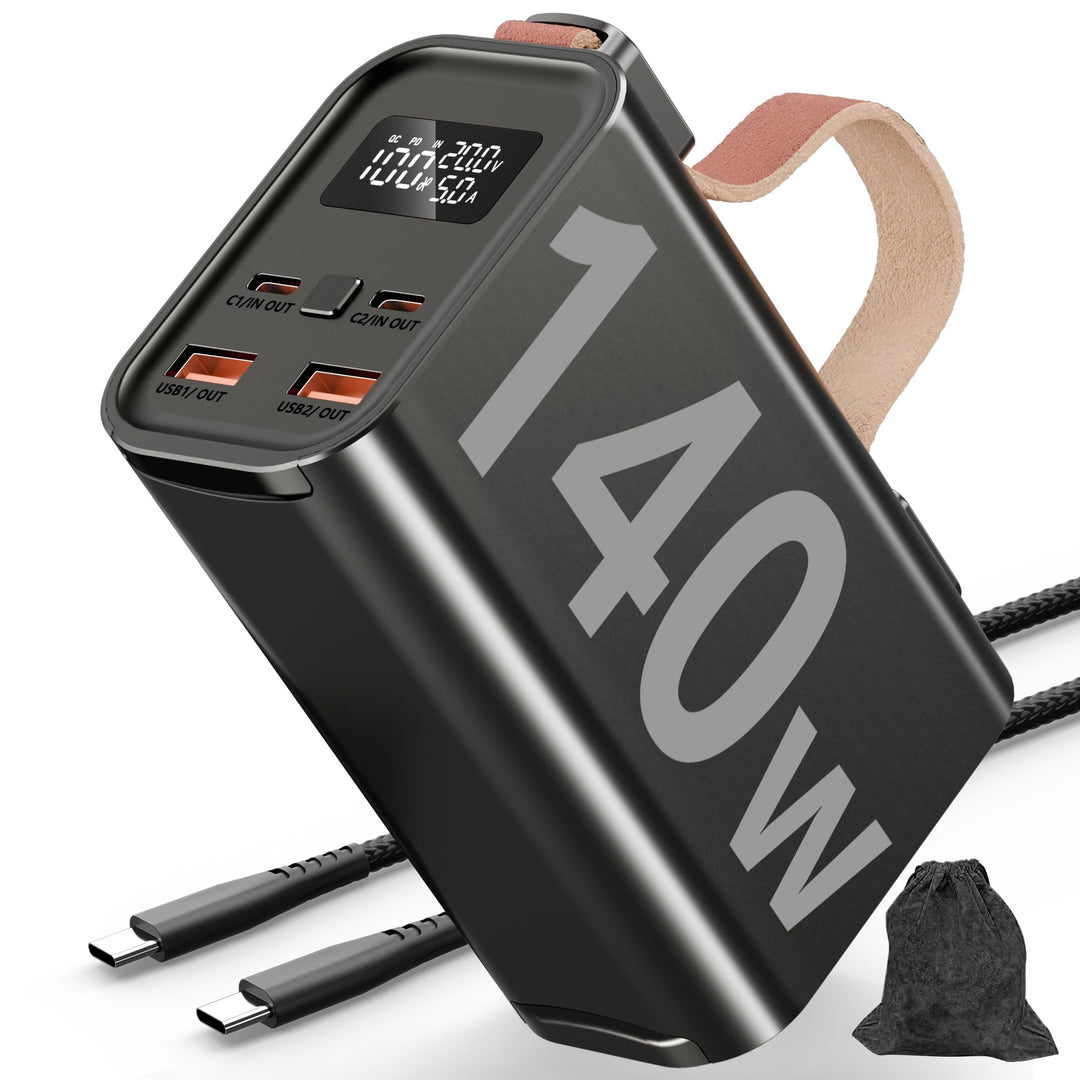 50000mAh 140W Power Bank USB C PD3.1 QC4.0 Schnelles Aufladen,Grosse Kapazität Externer Handyakku mi